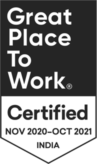 Great Place To Work Certified India Nov 2020-Oct 2021