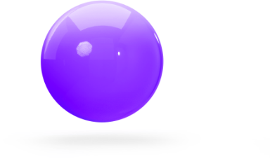 3d purple circle