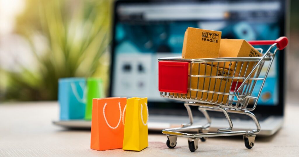 online shopping concept