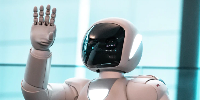 robot waving