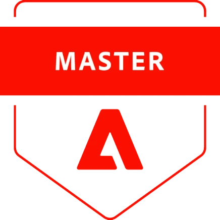 Adobe Certified Master badge
